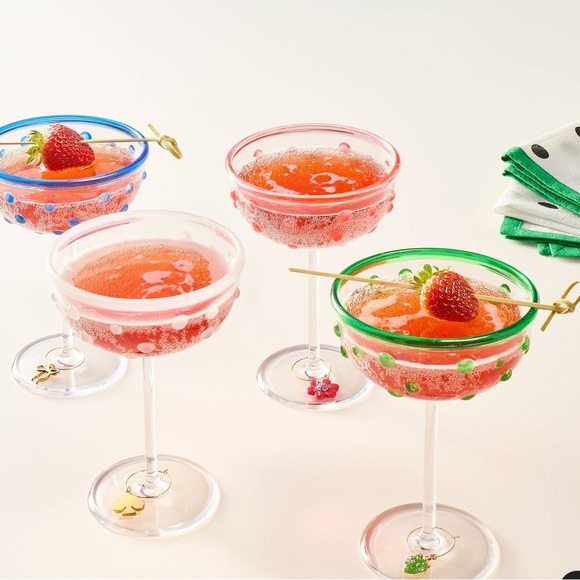 ♠️🍷 kate spade new york x Target Wine Charm Set 6 Count - Picture 6 of 7